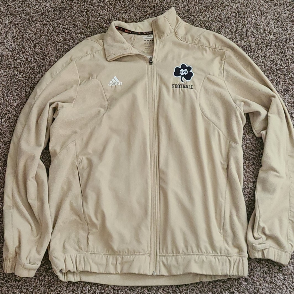 Notre Dame zip up sweatshirt